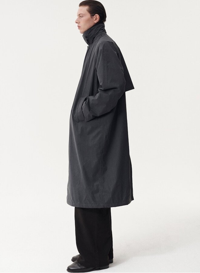 Long coach washed black