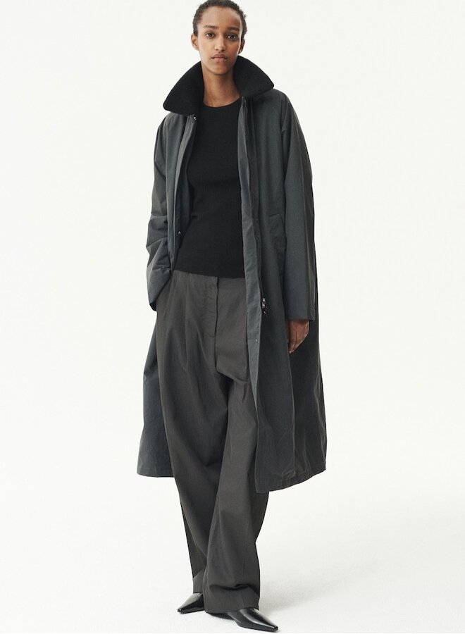 Long coach washed black