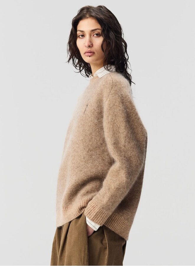 Flow Knit Oat Flower