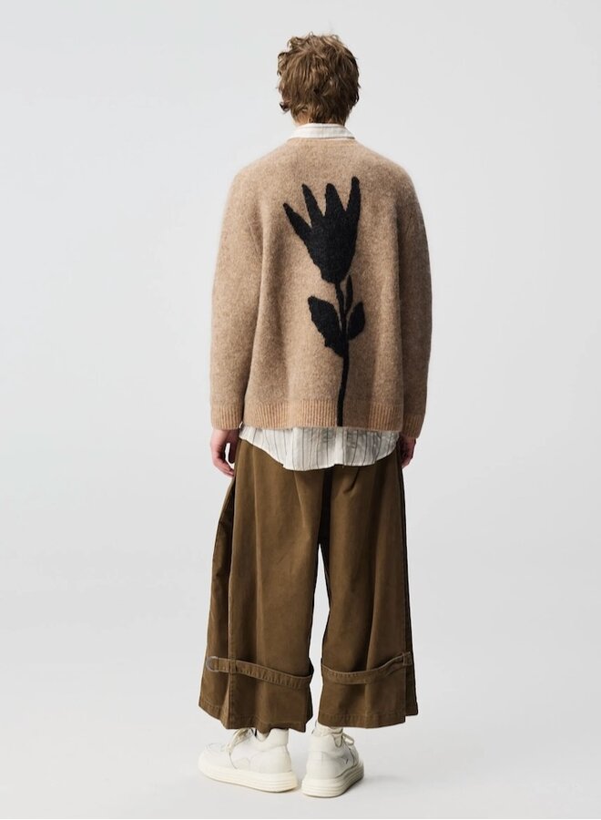 Flow Knit Oat Flower