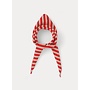 Stripe Triangle neckerchief Poppy&Oatmeal