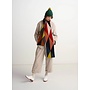 Brushed triangle scarf multicolour
