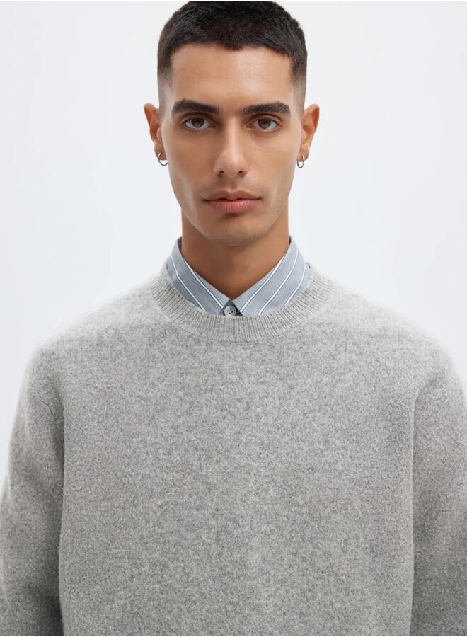 Anragi Sweater Knit L Grey
