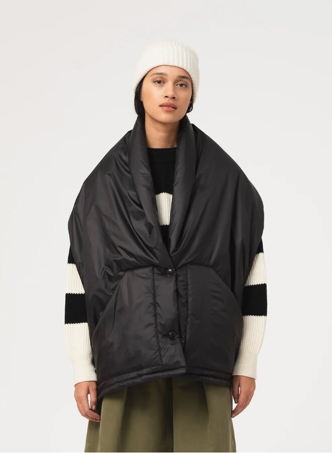 Etole scarf shell black