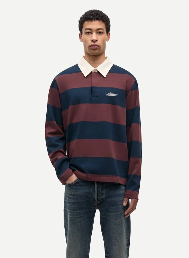 Sakevin polo choco stripe
