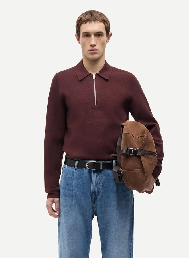 Guna half zip bitter chocolat