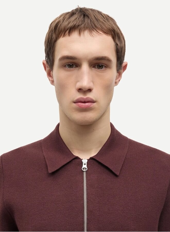 Guna half zip bitter chocolat