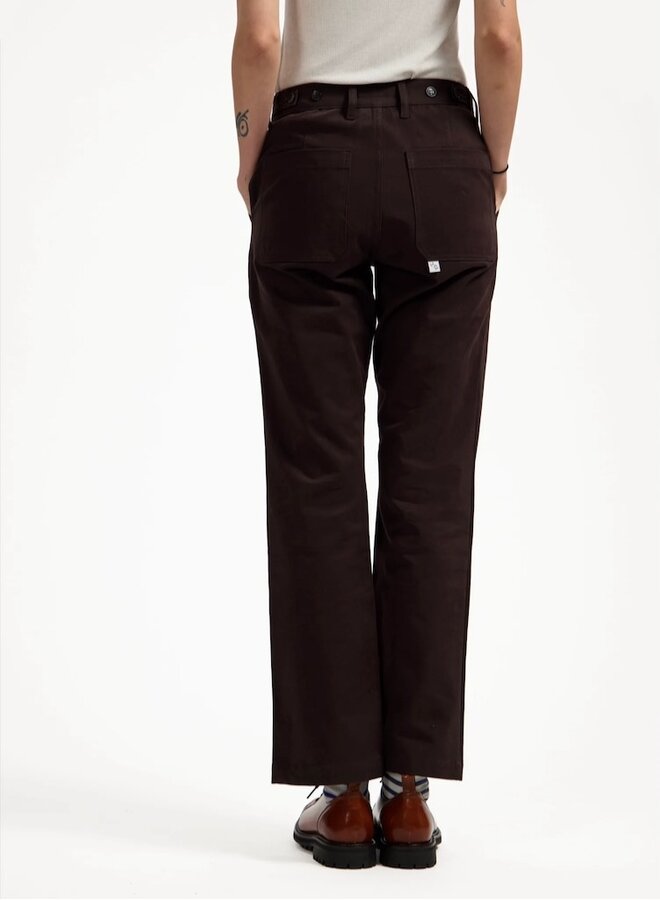 Classic pants cherry brown