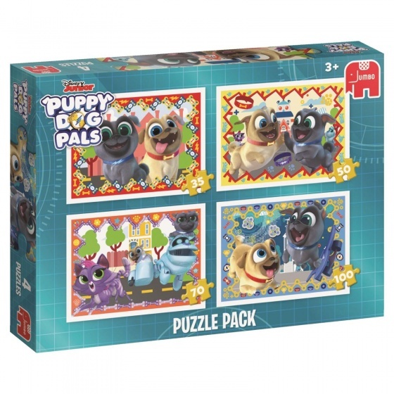 Jumbo Puppy Dog Pals 4in1 puzzel (35/50/70/100 stukjes) Jumbo Puppy Dog Pals 4in1 puzzel (35/50/70/100 stukjes)