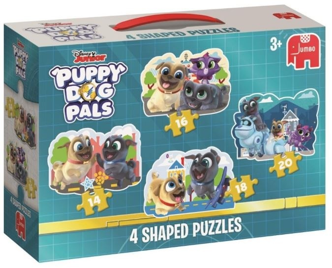 Jumbo Puppy Dog Pals 4in1 puzzel (14/16/18/20 stukjes) Jumbo Puppy Dog Pals 4in1 puzzel (14/16/18/20 stukjes)