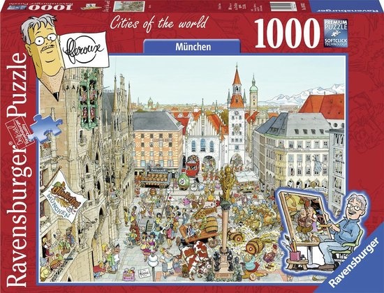 Ravensburger Puzzel 1000 stukjes Fleroux Munchen Ravensburger Puzzel 1000 stukjes Fleroux Munchen