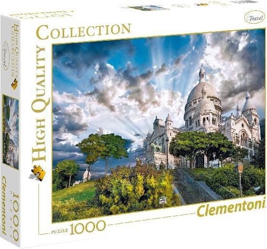 Clementoni Clementoni Puzzel High Quality 1000 stukjes Montmartre Clementoni Clementoni Puzzel High Quality 1000 stukjes Montmartre