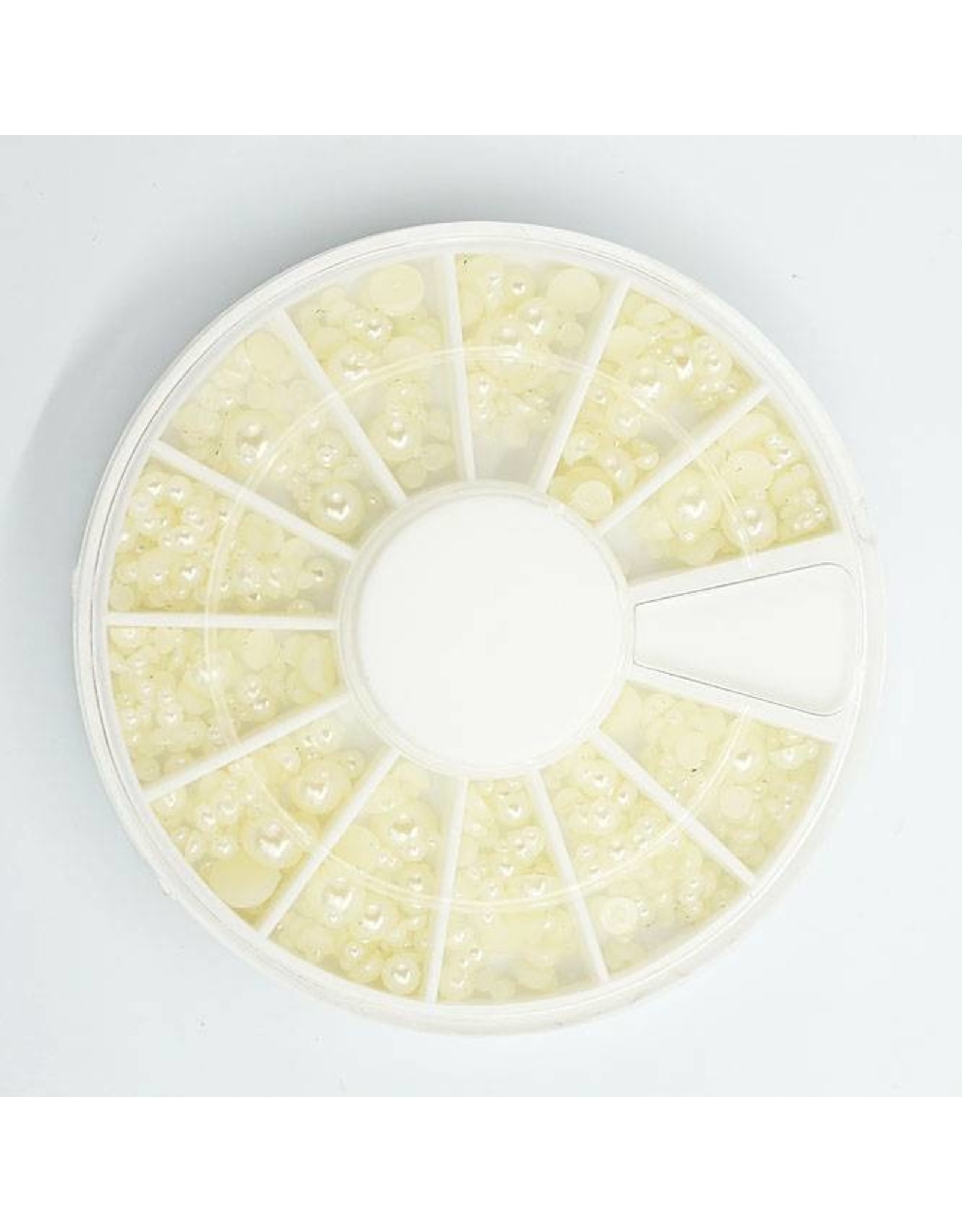 Merkloos Carrousel met pearls crème