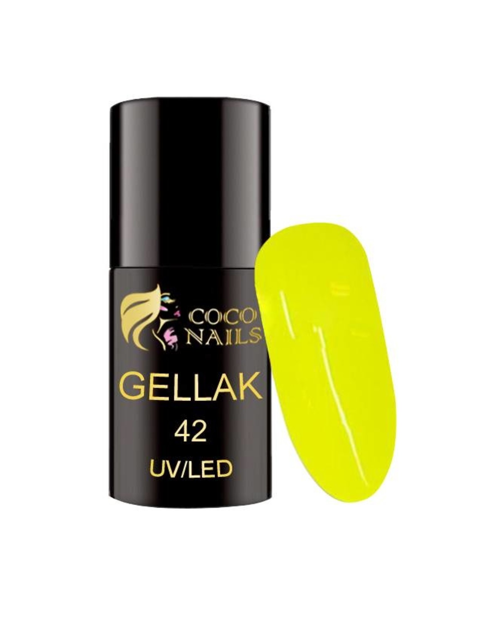 Coconails Gellak Neon Geel 5 ml