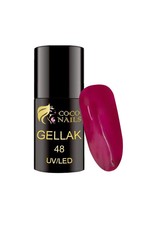 Coconails Gellak Bordeaux Fijne Glitter 5 ml