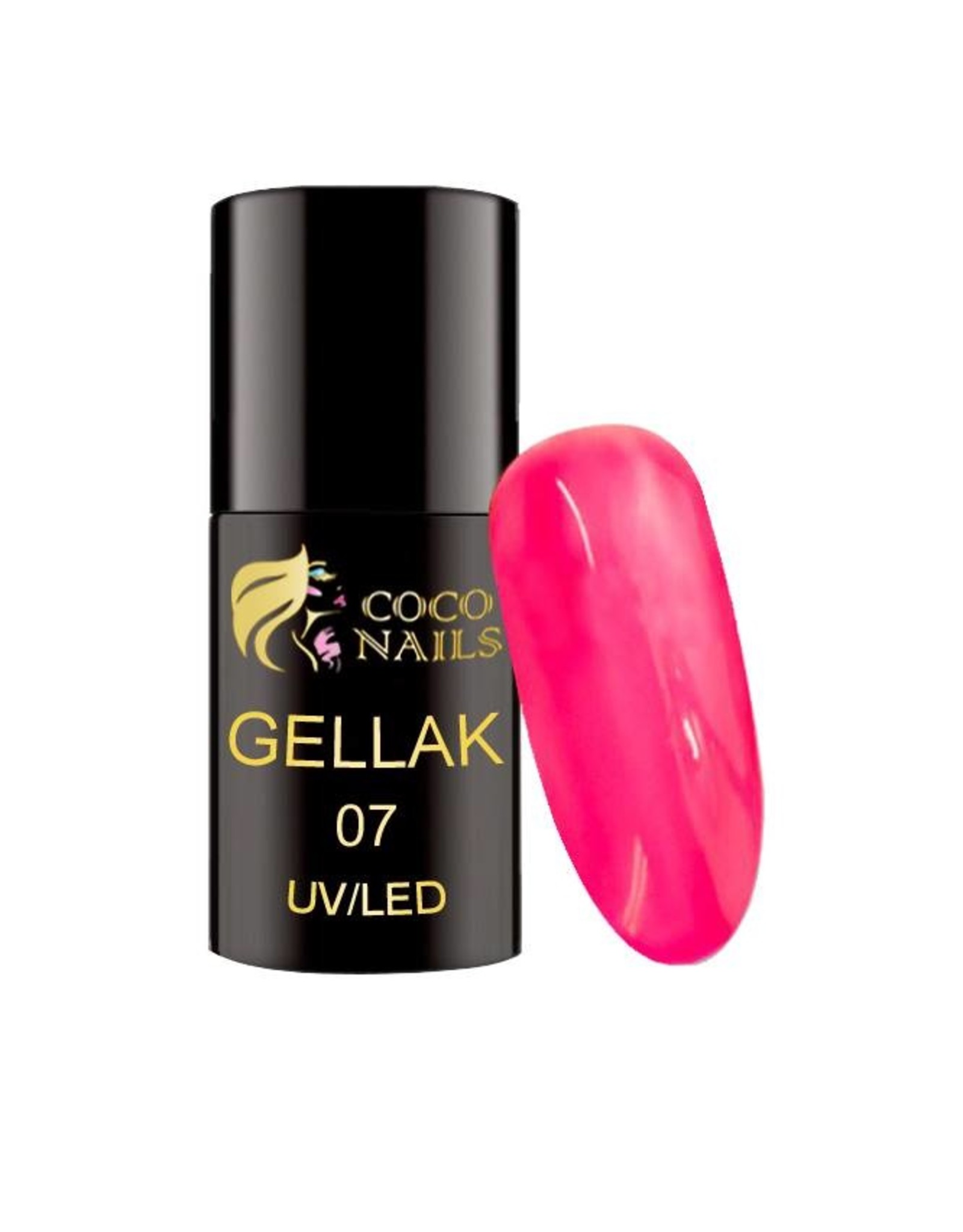 Coconails Gellak Donker Koraal 5 ml