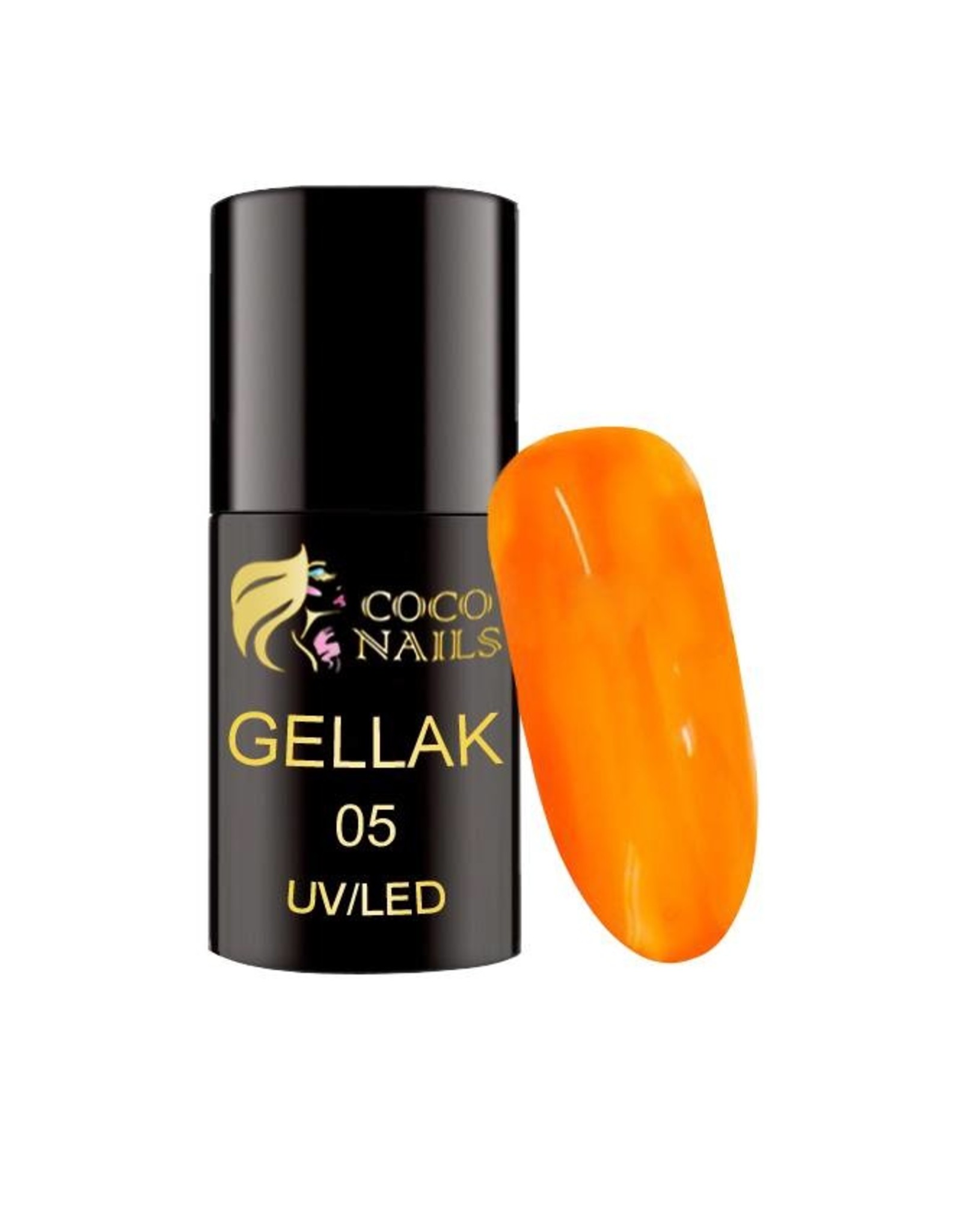 Coconails Gellak Oranje 5 ml