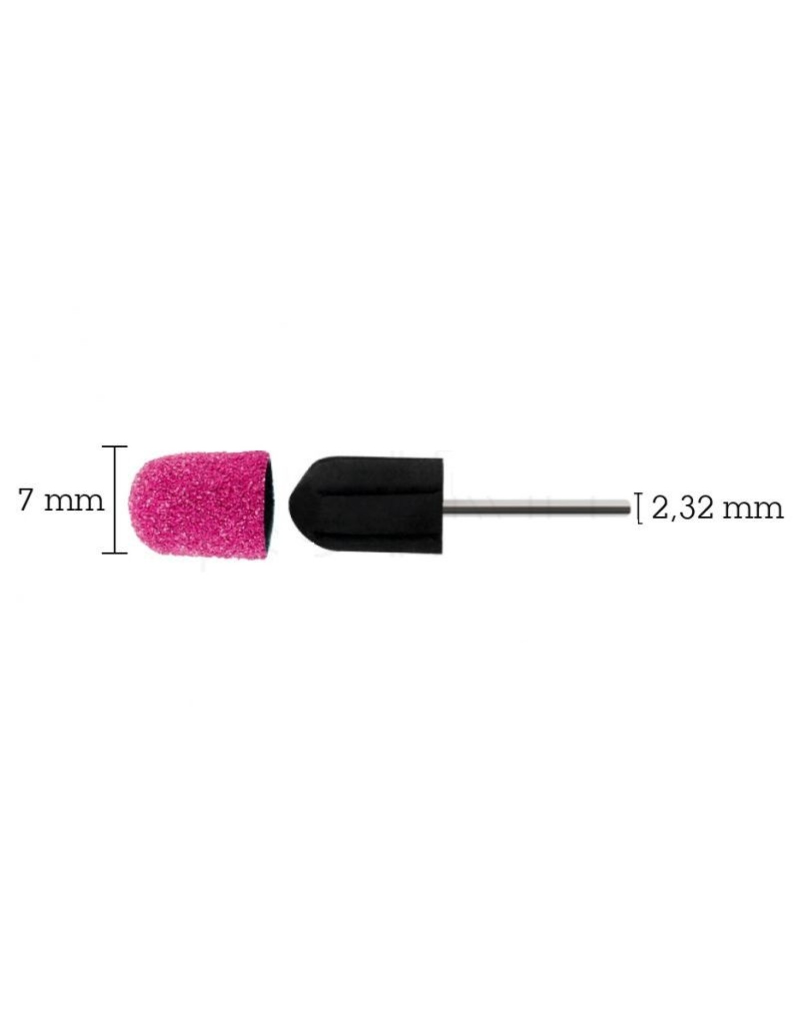 Mega Beauty Shop® Slijpkapje 7 mm (grit 60)  10 stuks