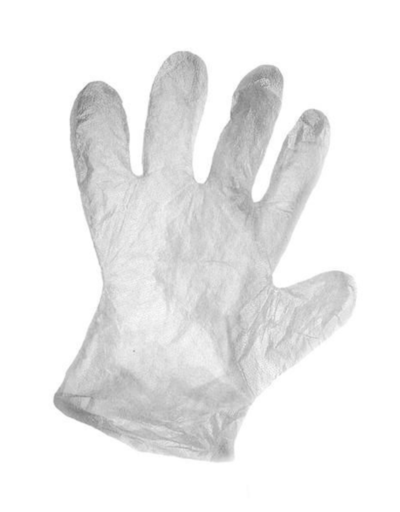 Merkloos Paraffine plastic handschoenen 50 stuks