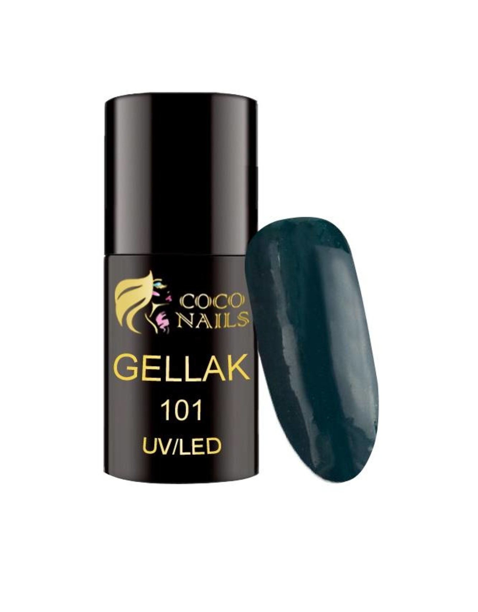 Coconails Gellak Blauw/Zwart 5 ml