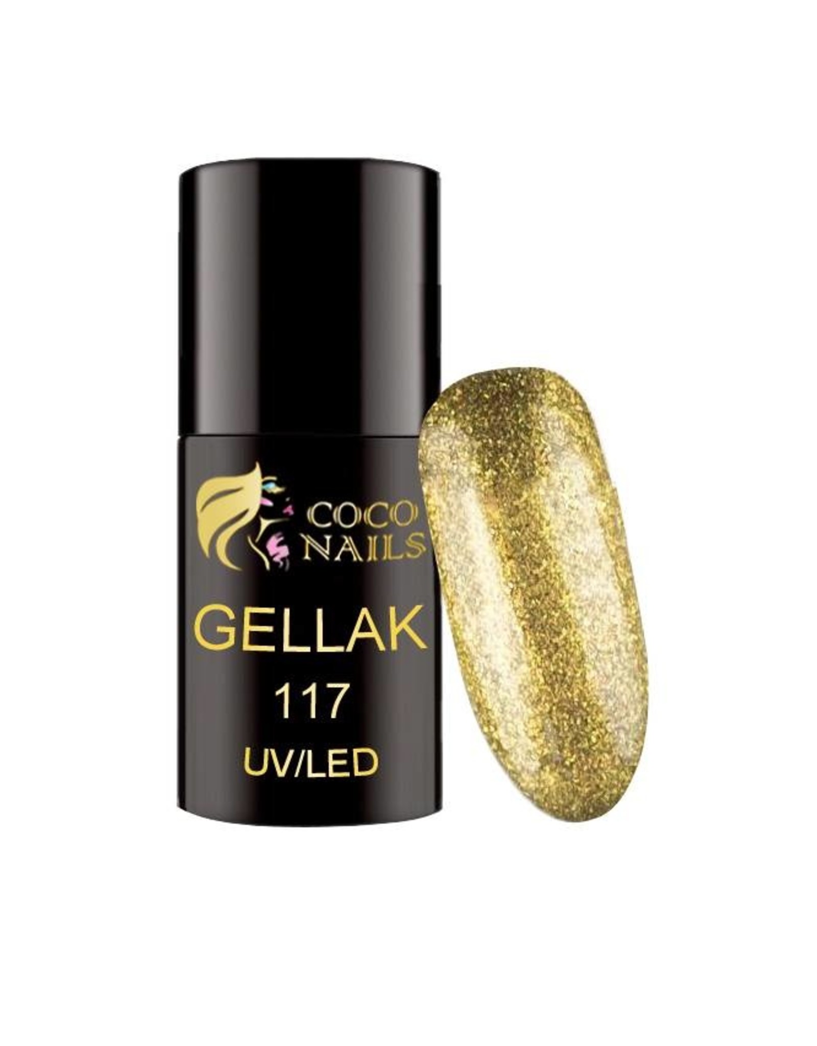 Coconails Gellak Glitter Gold 5 ml