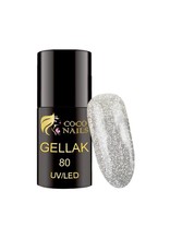 Coconails Gellak Glitter Zilver 5 ml