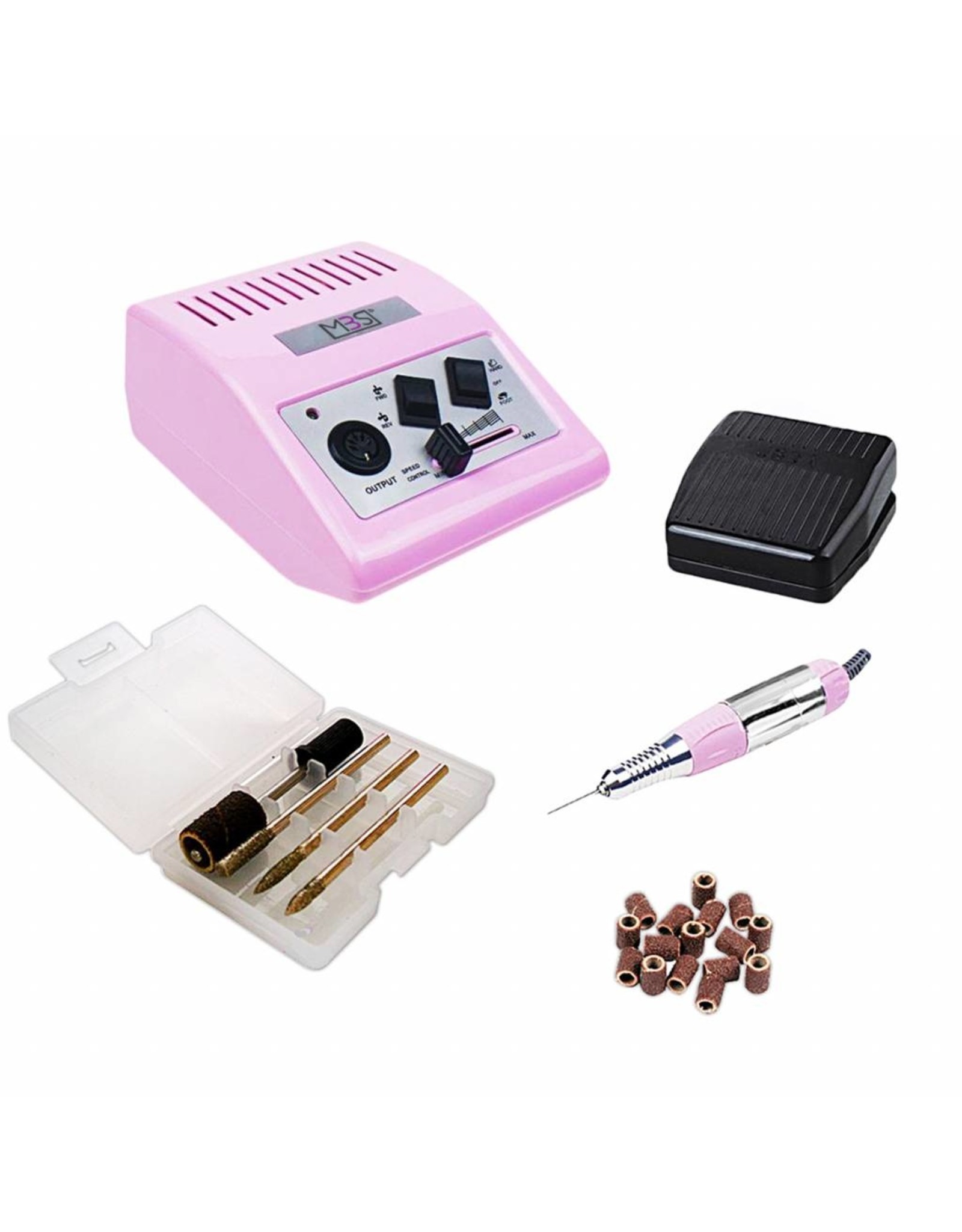 Mega Beauty Shop® Nagelfrees JD500 35Watt Originele + 100 stuks schuurrolletjes MBS®