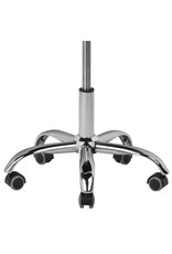 Mega Beauty Shop® Salon kruk met rugleuning wit Mega Beauty Shop® Salon kruk met rugleuning wit