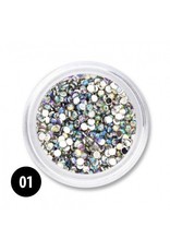 Merkloos Nailart Steentjes 1,5 mm