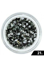 Merkloos Nailart Glas Steentjes 1,5 mm