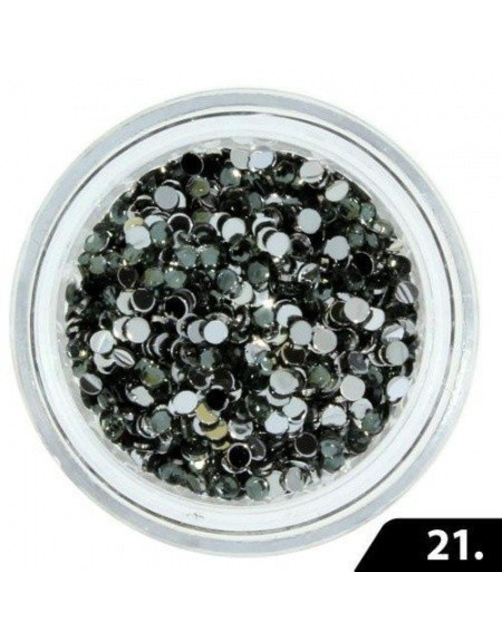 Merkloos Nailart Glas Steentjes 1,5 mm