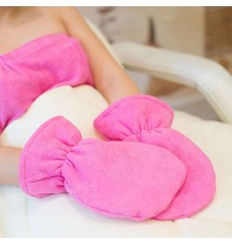Mega Beauty Shop® Badstof handschoenen Donker Roze
