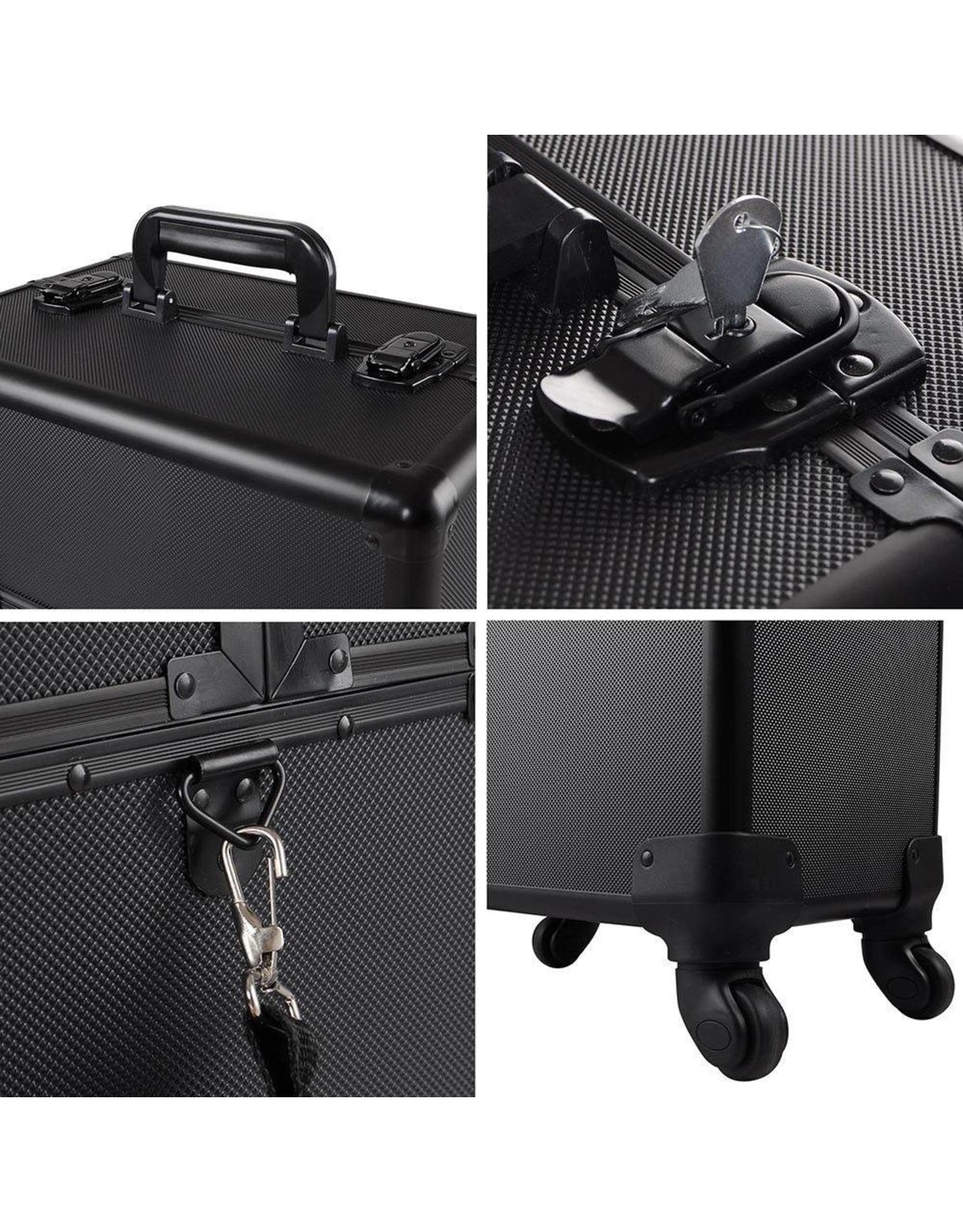 Mega Beauty Shop® Aluminium Trolley 2 in1