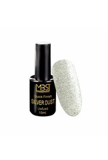 Mega Beauty Shop® Uv Quick Finish  gel 10ml zonder plaklaag (zilver dust effect)