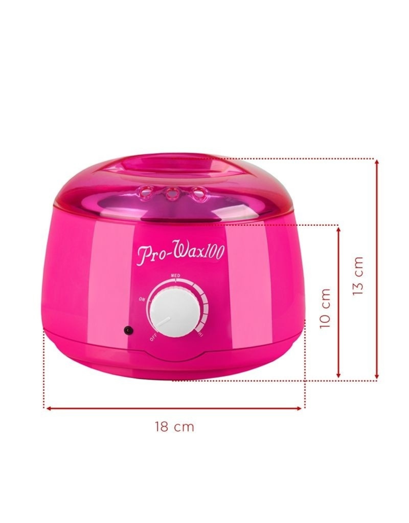 Merkloos Wax/hars verwarmer 400ML, 100W Roze