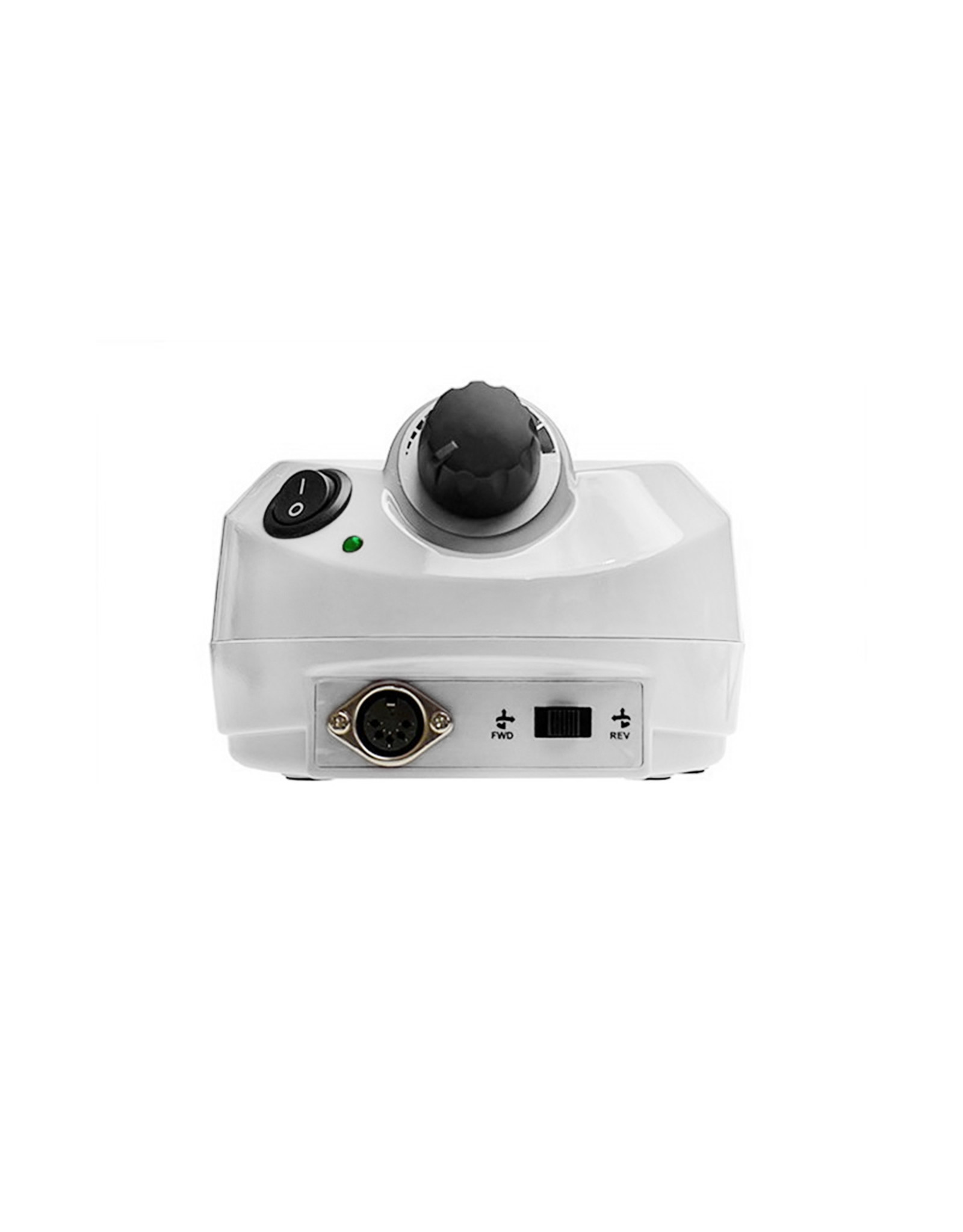 Merkloos ACTIE! Nagelfrees wit + 3 MBS® trapeze vijlen, klein bitsets,Freesset 30-delig en 150 schuurrolletjes