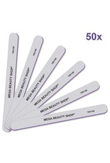 Mega Beauty Shop® PRO Rechte  vijlen zebra  100/100   50st.