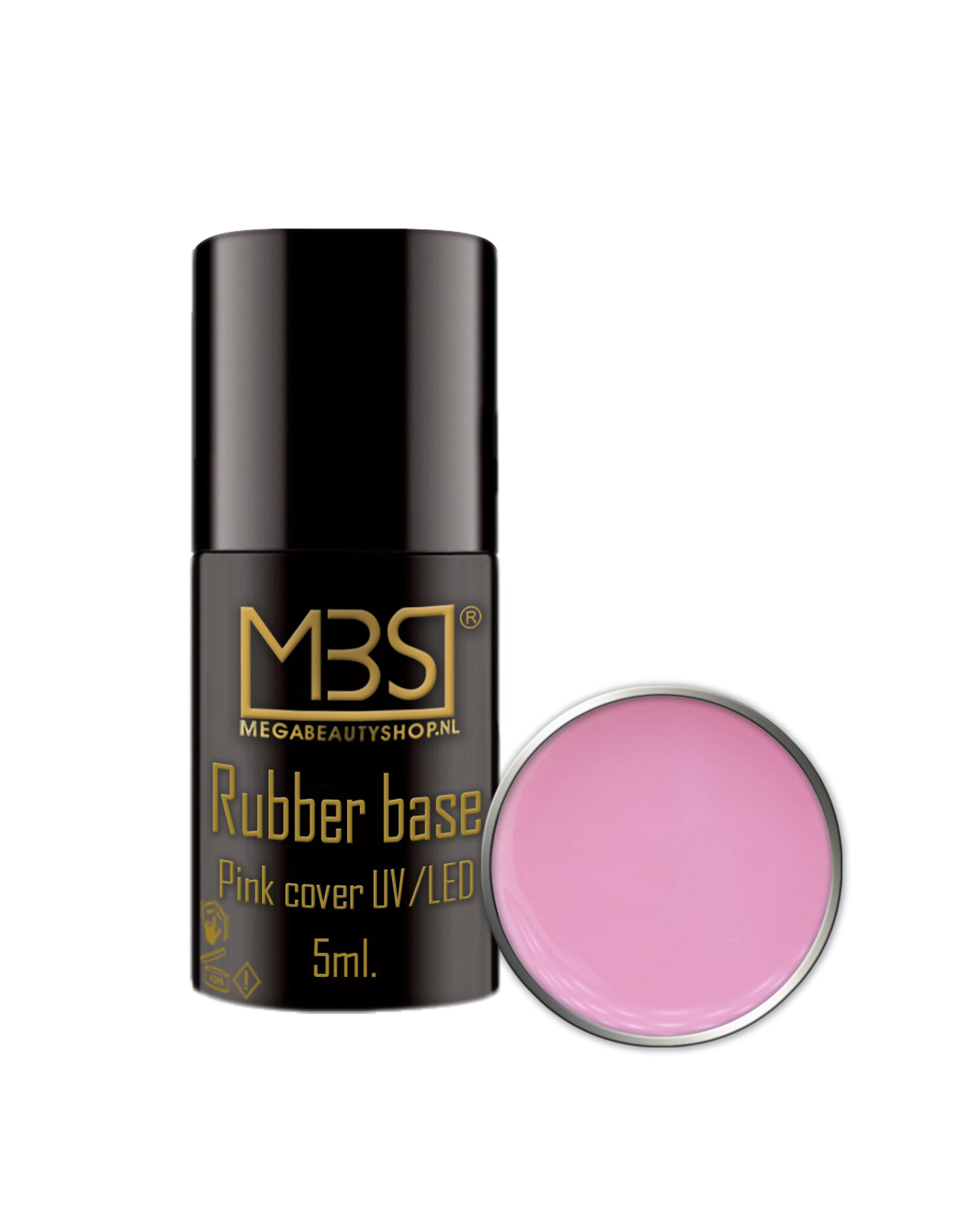 Mega Beauty Shop® Rubber Base Cover pink 5ml.