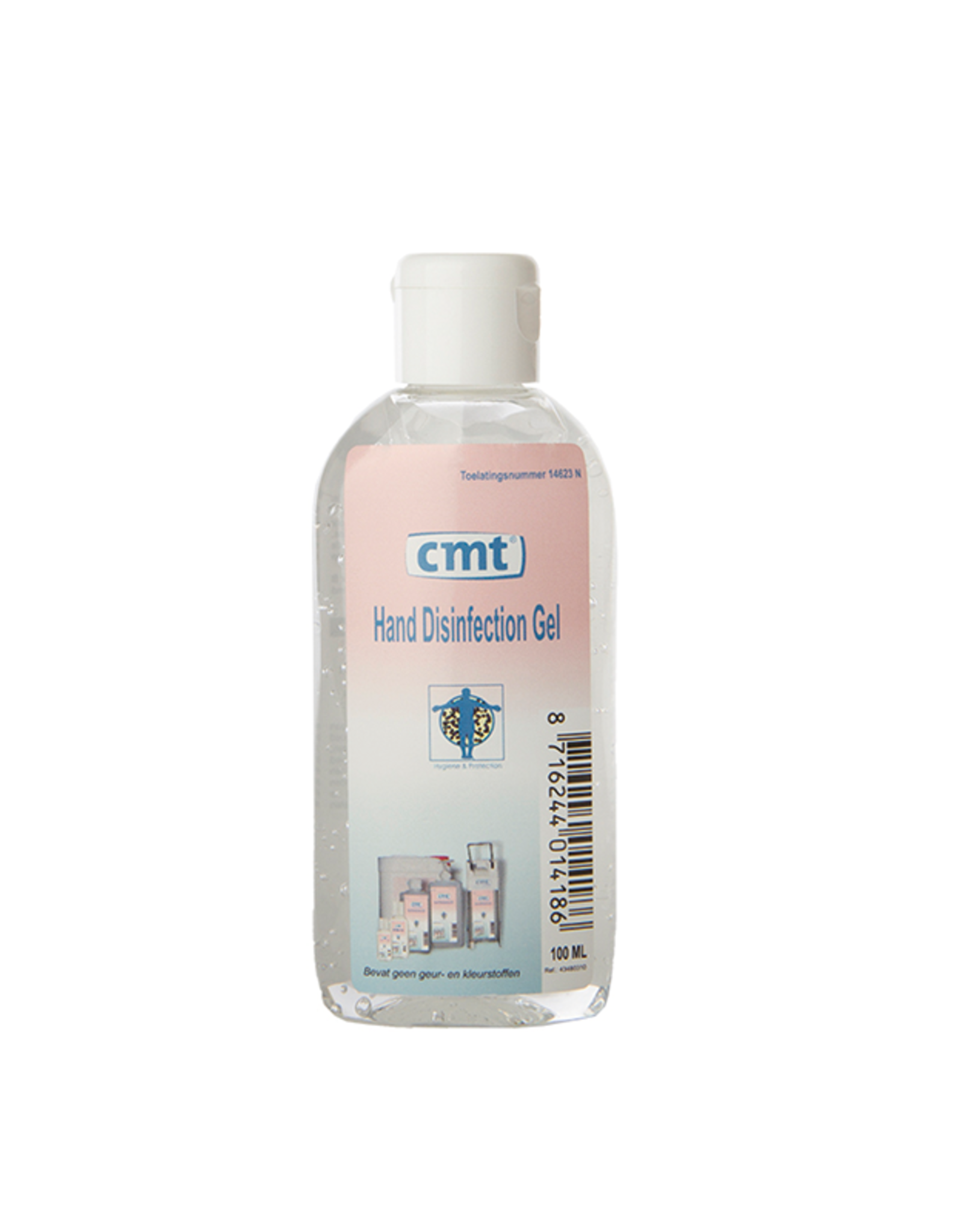 CMT Mondkapjes 10 stuks & Hand Desinfectie alcoholgel 100 ml. (01)