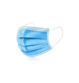 Mega Beauty Shop® Mondkapjes/Mondmasker 3-laags 10 stuks Blauw of Groen