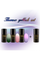 Mega Beauty Shop® Thermo gellak set met 3 kleuren + Base&Finish 2in1