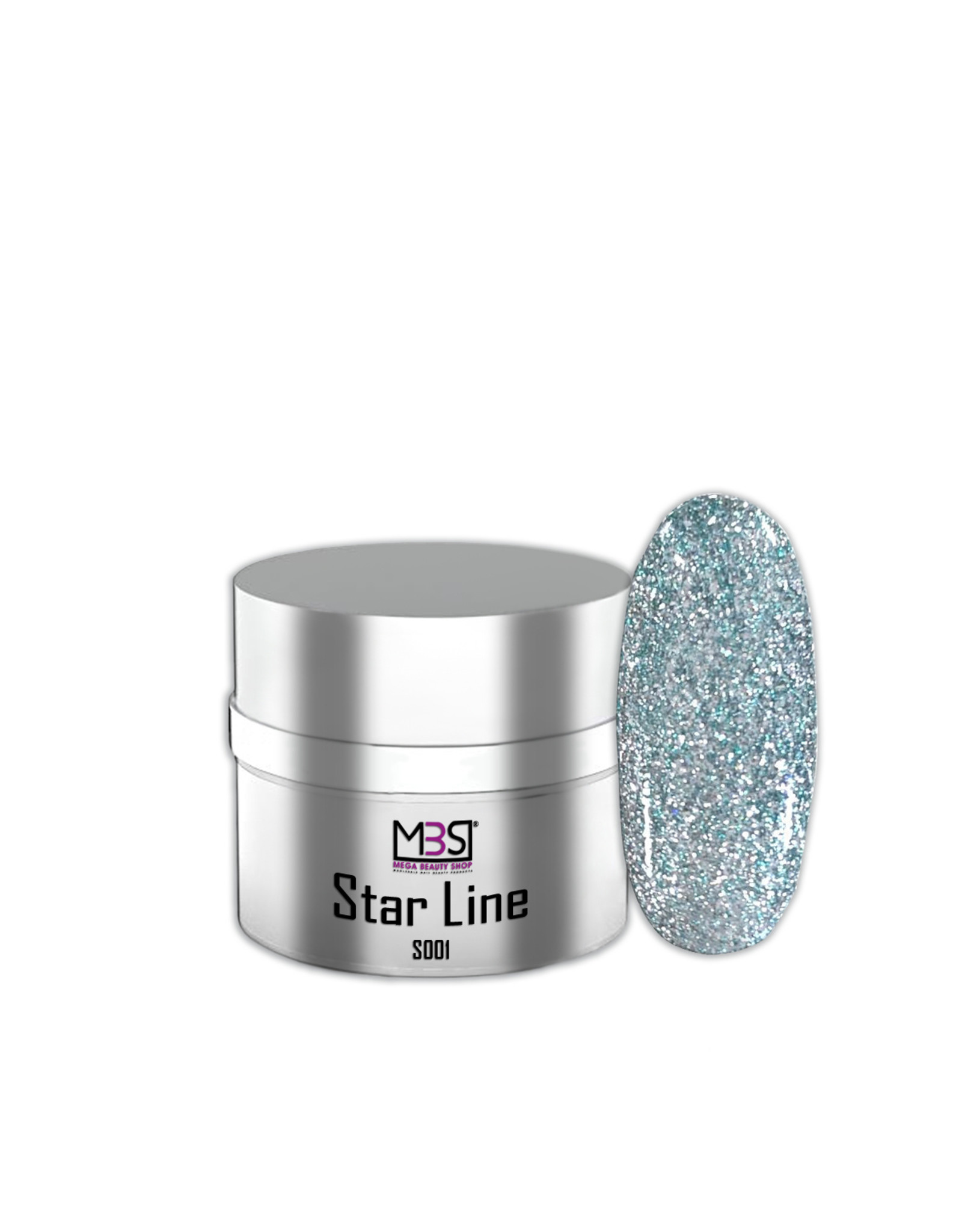 Mega Beauty Shop®  Color gel Glitter  UV/LED  (013)