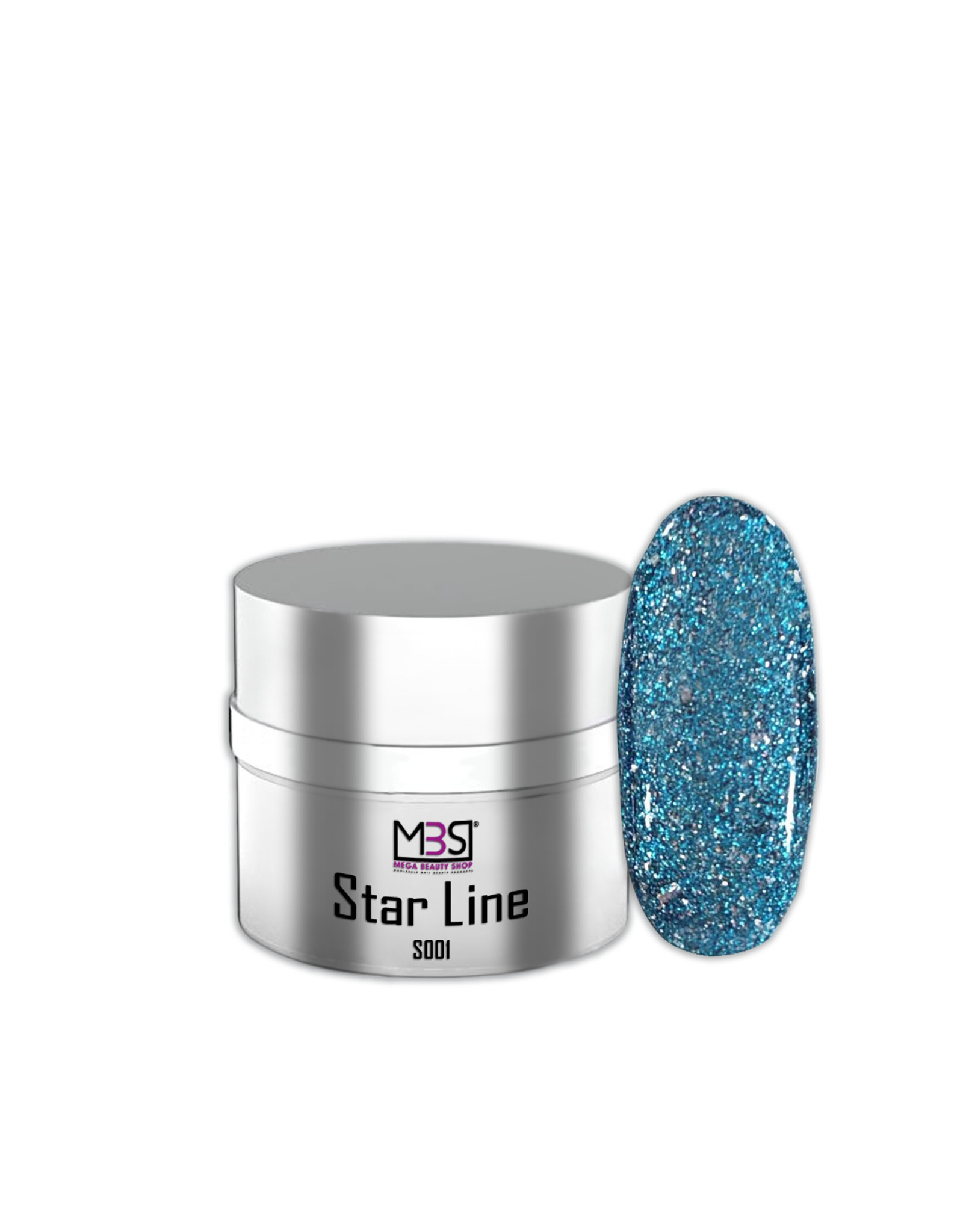 Mega Beauty Shop®  Color gel Glitter  UV/LED  (046)