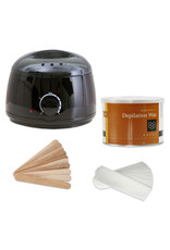 Merkloos Waxapparaat starterset  100Watt  -Zwart-Wax Ontharen Apparaat - Ontharingsset - Wax Strips - Waxverwarmer - Epileren