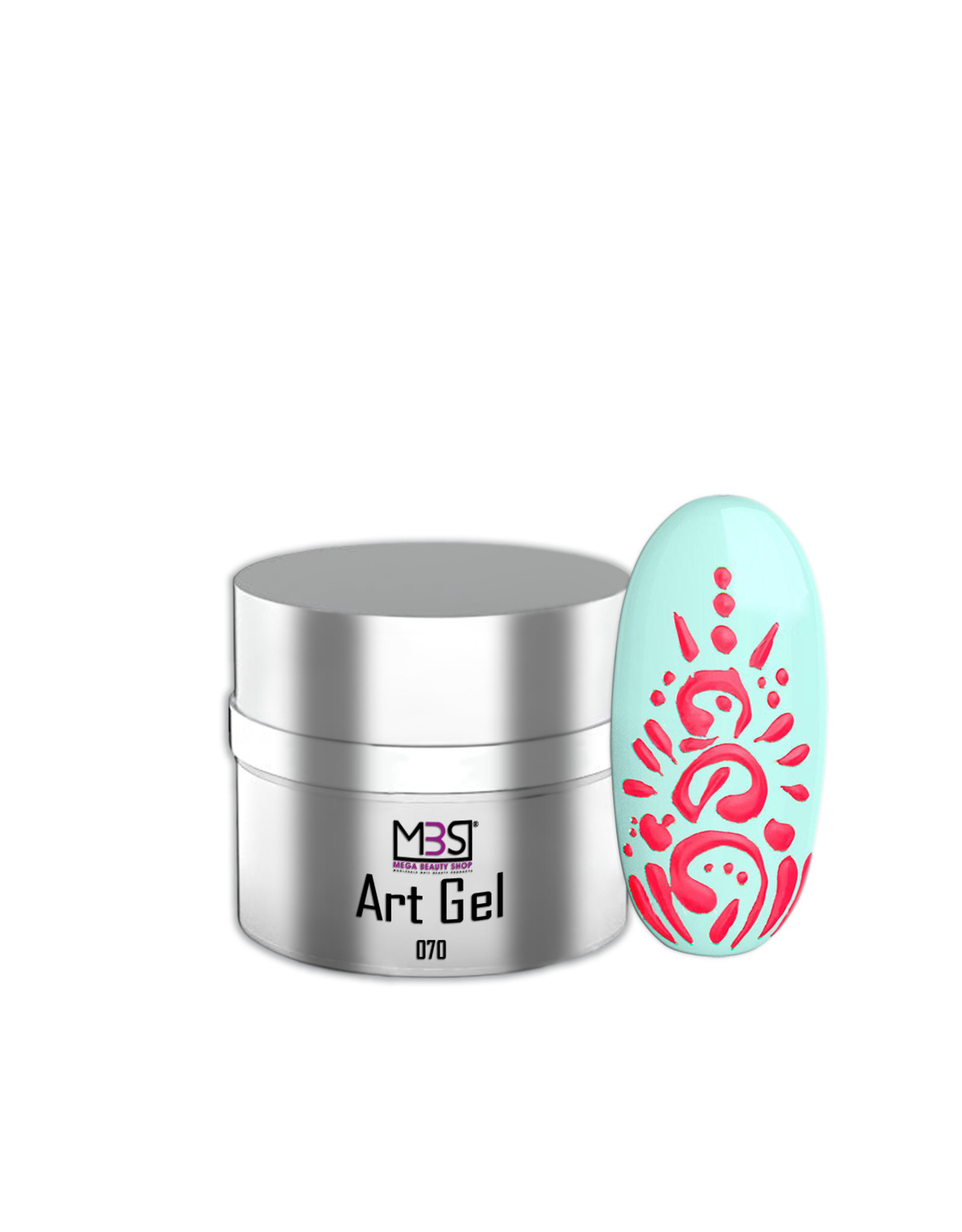 Mega Beauty Shop® Nailart gel (70)  Framboos