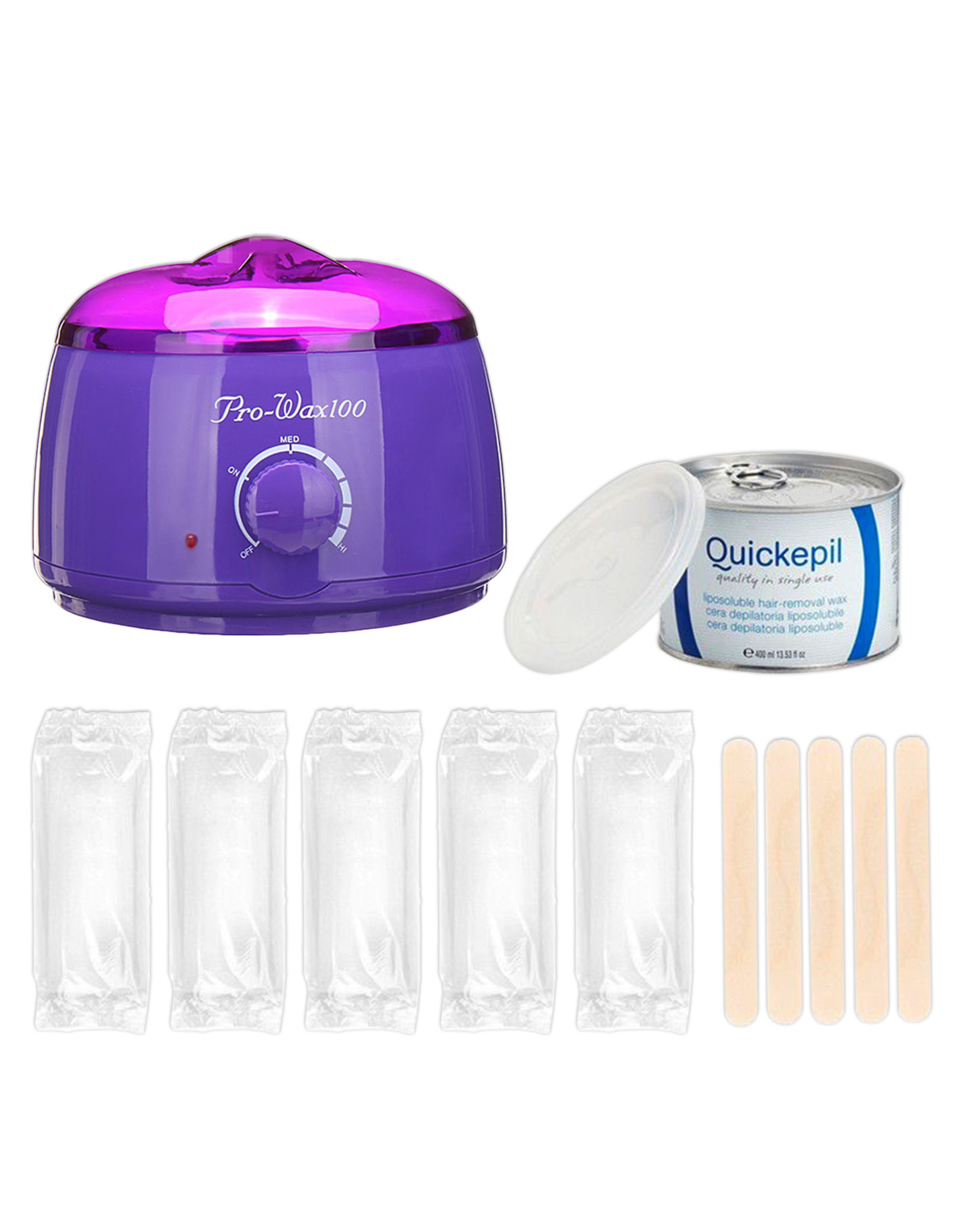 Mega Beauty Shop® Waxapparaat Pro Wax 100 starterset 8. Paars