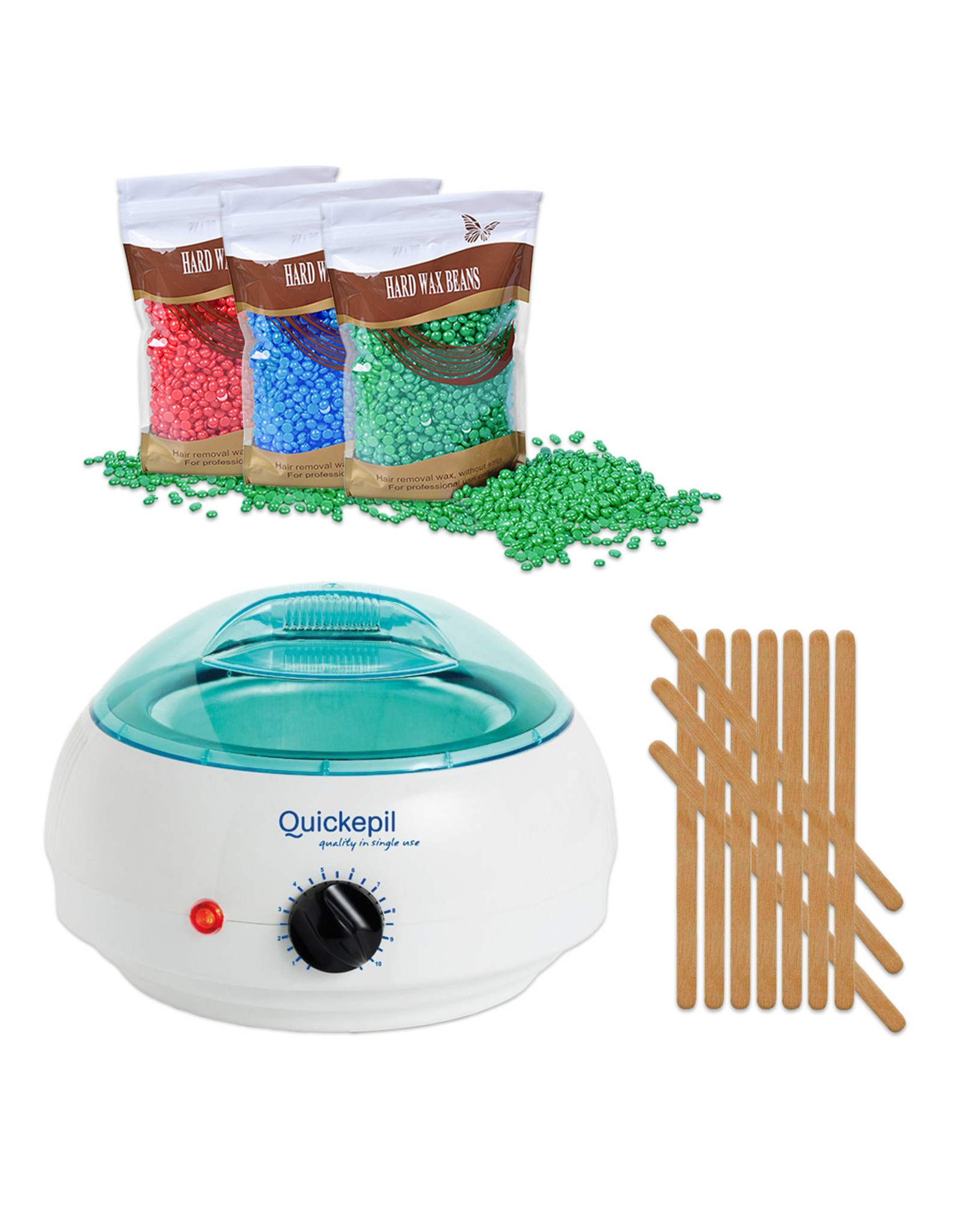 QUICKEPIL Waxapparaat Quickepil starterset 17. 110Watt