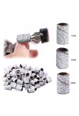 Merkloos Schuurrollen 240#  (100stuks)