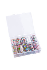 Merkloos Nagel transfer folie nail art set (01) Christmas