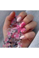 Merkloos Nagel transfer folie nail art set (05) Floral White